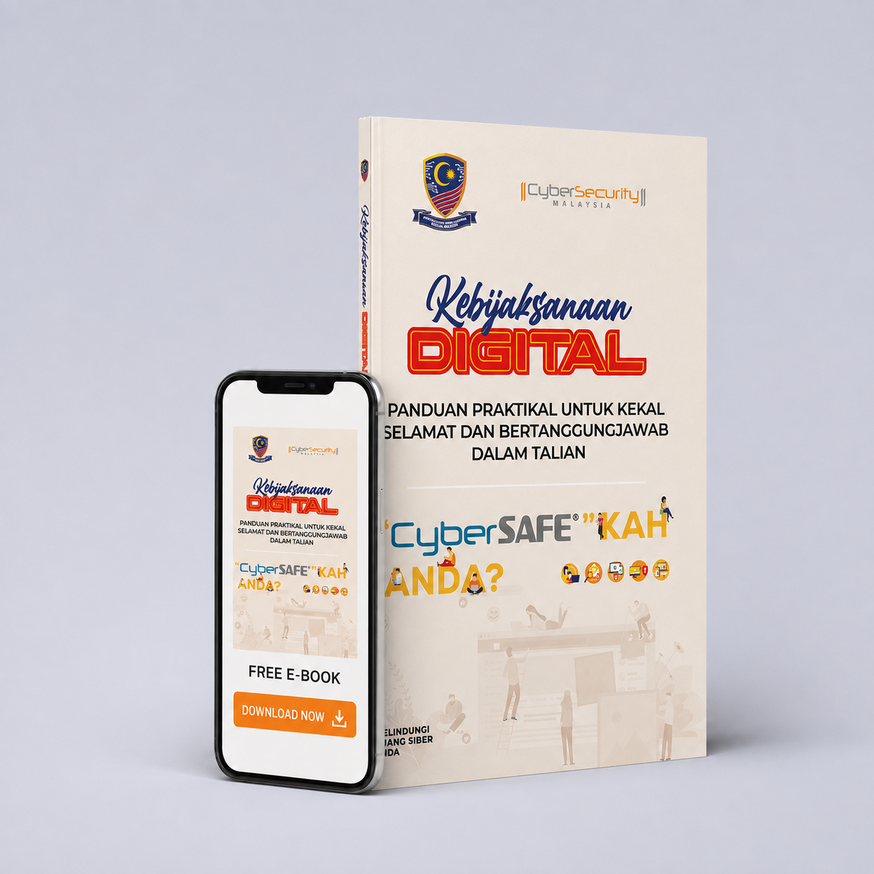 PKD Malaysia cyber safety handbook mockup