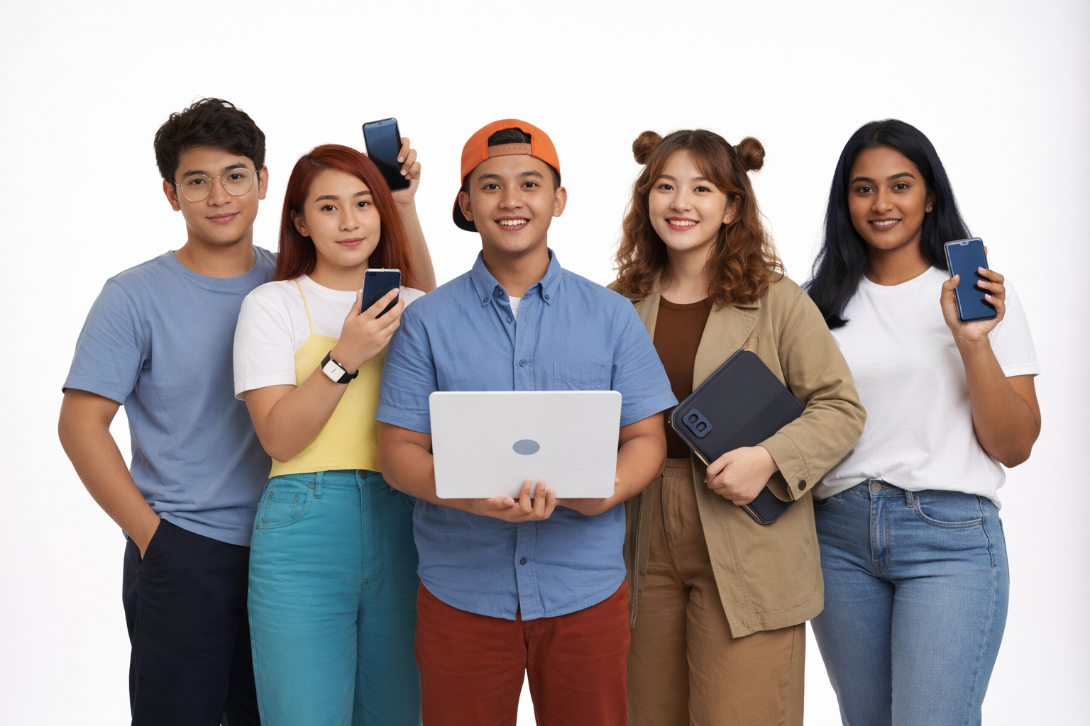 Malaysian students learning together